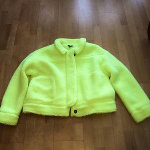 Neon Yellow Jacket by Fashion Nova SZ 1X